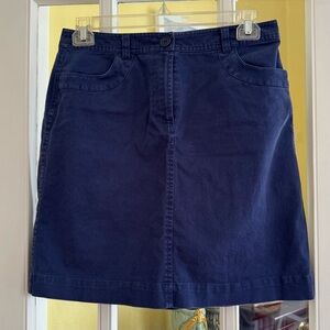 Talbot’s Classic Navy Blue Women's Skirt